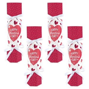 Big Dot of Happiness Happy Galentine's Day - No Snap Valentine's Day Party Table Favors - DIY Cracker Boxes - Set of 12 - 1 of 4