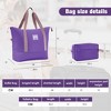 Kumasinova Softside Luggage Set,3Pcs Expandable Polyester Suitcases with Duffel Bag,Lightweight Luggage Travel Set,Upright Spinner Luggage - 3 of 4