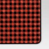 Quilting Gingham Throw Blanket Black/Orange - Hyde and EEK! Boutique™ - 4 of 4