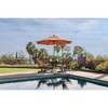 SimplyShade Catalina 108" Octagon Push Button Tilt Umbrella in Astoria Sunset - image 4 of 4