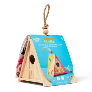 Embellished Wood Birdhouse Painting Craft Kit - Mondo Llama™ - 1 of 3