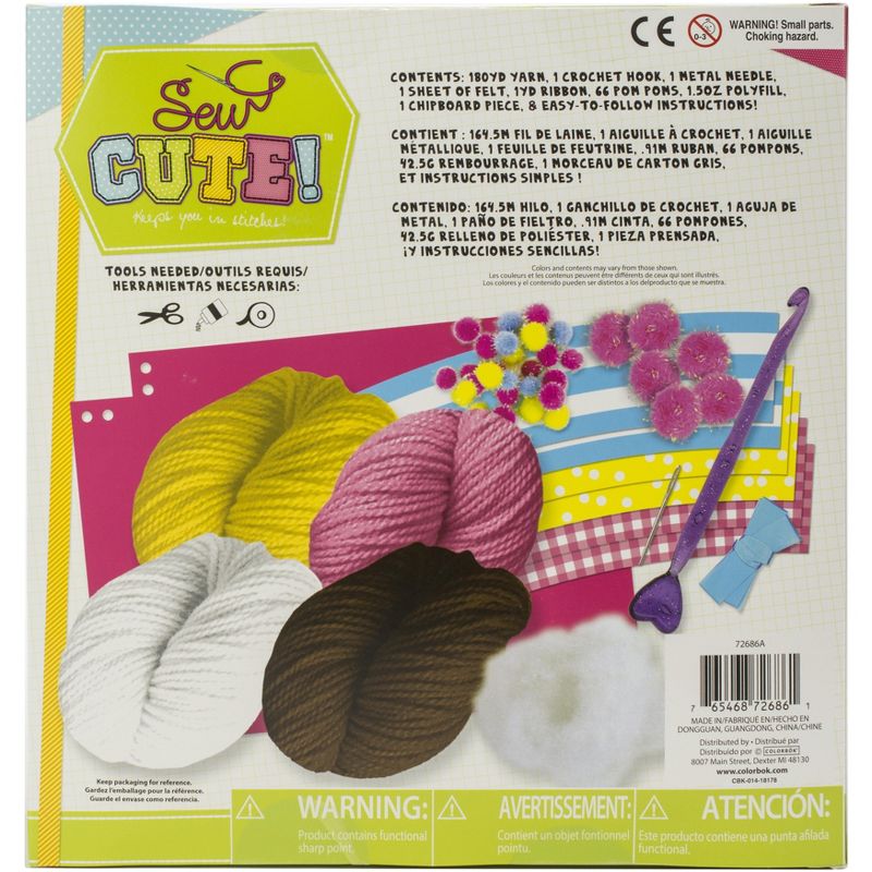Colorbok Sew Cute! Crochet Cupcake Kit, 3 of 6