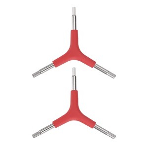 Unique Bargains Repair Hardware Tool Torque Internal Small Y Shape 3 Way Bike Hex Wrench - 1 of 4
