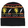 Harry Potter Gryffindor Themed Design Knit Cuff Beanie and Glove Set Youth OSFM Black - image 4 of 4