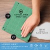 LOLA Wowables XL Swedish Dishcloths, 30 Reusable Eco Cleaning Cloths, 11" x 10", Ultra Absorbent Cellulose Sponge Towel, Compostable, Made in Germany - 2 of 4