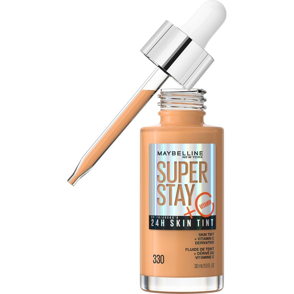 Photos - Cream / Lotion Maybelline Super Stay 24HR Skin Tint Foundation Serum with Vitamin C - 330 