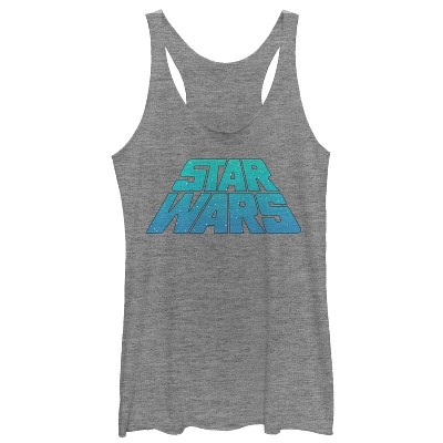 Women's Star Wars Dusky Logo Racerback Tank Top : Target