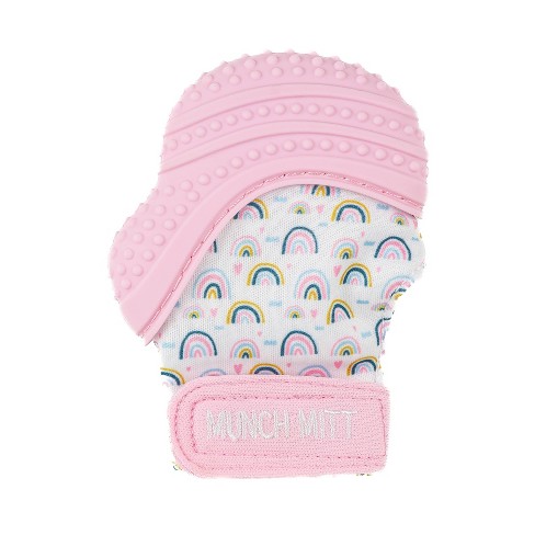 Teething has never been cuter! This pink Baby Toon is the perfect