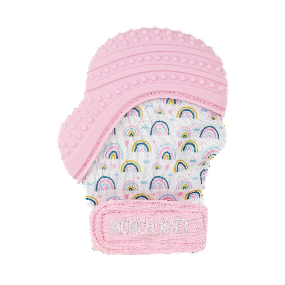 Photos - Rattle / Teether Malarkey Kids Munch Mitt Teether - Rainbow