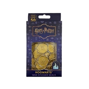 Harry Potter: Hogwarts Gold Wax Sticker Seals (Set of 50) - by  Insight Editions (Hardcover) - 1 of 1