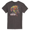 Men's - Marvel - Iron Man Sketch Short Sleeve Graphic T-Shirt - 2 of 4