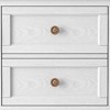 ChicFurnit Decorative Storage Cabinet Retro Console Table with Drawers and Cabinets for Living Room, White, 46.00"*16.90"*8.30" - 4 of 4