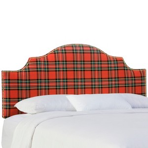 Carlton Upholstered Headboard - Full - Ancient Stewart Red - Skyline
