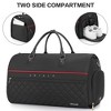 MaseiKar Carry On Garment Bag for Travel with Shoe Storage,Heavy Duty Suit Bag for Suits, Tuxedos, Dresses, Convertible 2 in 1 Hanging Suit Travel Bag - 4 of 4