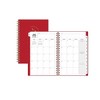 Blue Sky 5"x8" Weekly/Monthly Wirebound Planner Solid Cherry Harvest Red - 4 of 4