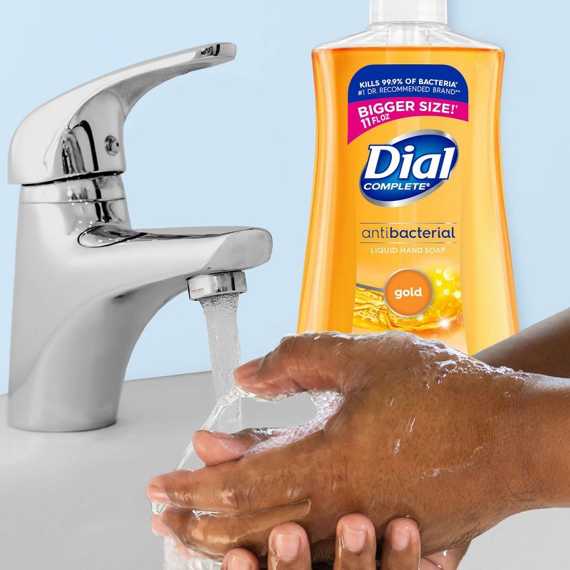 Dial Complete Antibacterial Liquid Hand Soap - Gold - 11 fl oz/4pk, 5 of 10