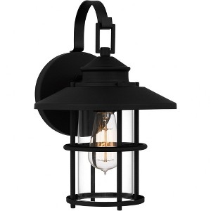 Quoizel Lighting Lombard 1 - Light Sconce in  Matte Black - 1 of 4