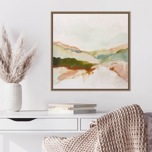 Amanti Art Rifts and Ridges Abstract Landscape II by Urban Road Framed Wall Art Print - 1 of 4