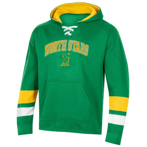 deadmansupplyco Vintage Hockey - Minnesota North Stars (Yellow North Stars Wordmark) T-Shirt