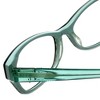 Ecru Ferry Designer Acetate Eye Glasses Frame in Dark Green Teal Crystal/Demo Lens 134mm Frame/53mm Lens Width - 4 of 4