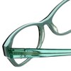 Ecru Ferry Designer Acetate Eye Glasses Frame in Dark Green Teal Crystal/Demo Lens 134mm Frame/53mm Lens Width - image 4 of 4