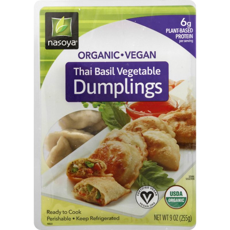 Nasoya Organic Vegan Thai Basil Vegetable Dumplings - 9oz, 5 of 6