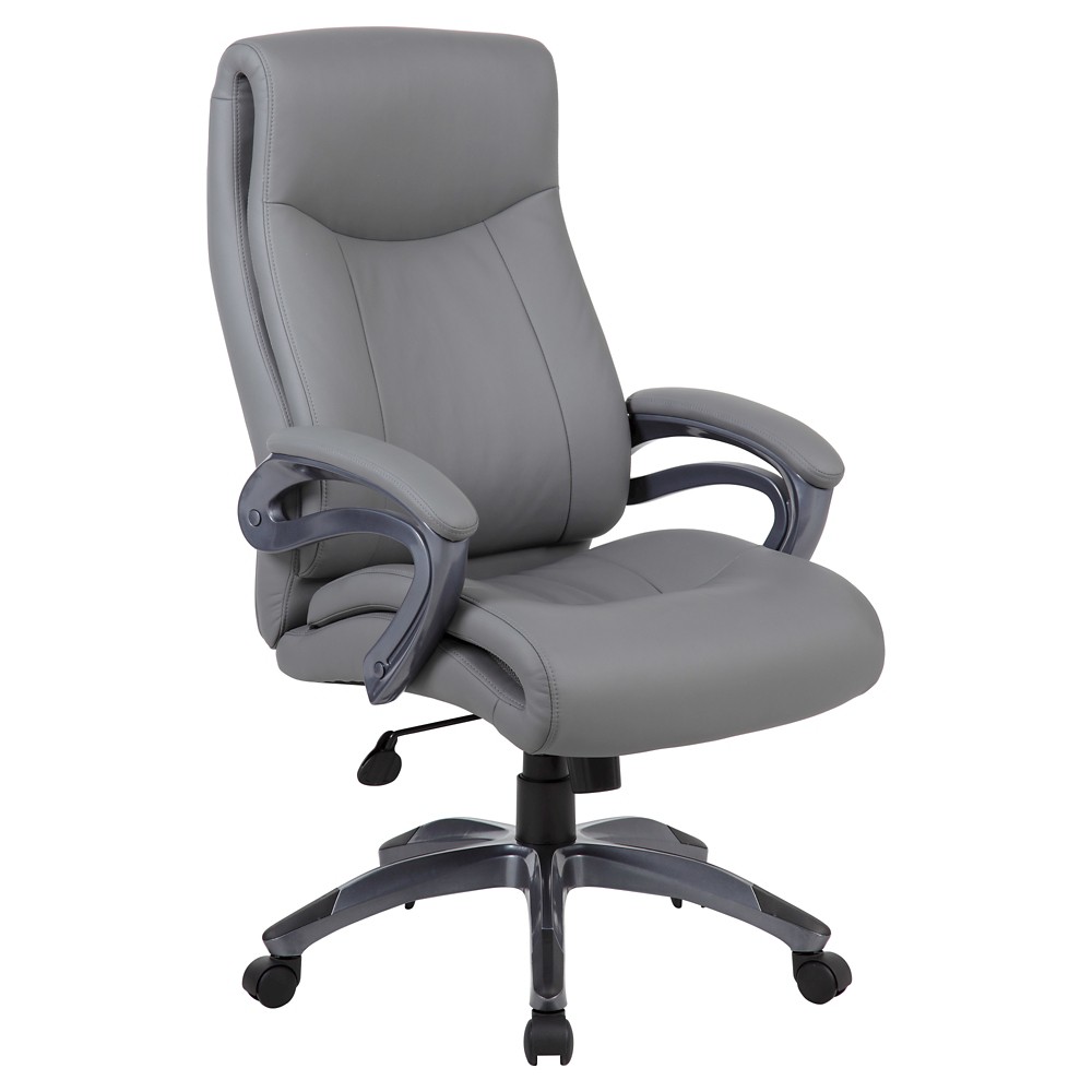 Photos - Computer Chair BOSS Double Layer Executive Chair Gray -  Office Products 