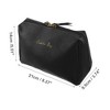 Unique Bargains Women's PVC Durable Large Zipper Closure Makeup Bag 1 Pc - 2 of 4