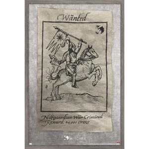 Trends International Netflix The Witcher Season 2 - Wanted War Criminal Framed Wall Poster Prints - 1 of 4
