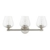 Livex Lighting Willow 3 - Light Vanity in  Brushed Nickel - 4 of 4