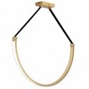 Dainolite Simone 1 - Light Pendant in  Aged Brass - 3 of 3
