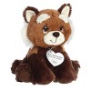 Aurora Small Raya Red Panda Precious Moments Inspirational Stuffed Animal Brown 7.5" - image 2 of 4