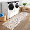 Nasitip Bohemian Geometric Pattern Area Rugs for Living Room Soft Low Pile Non-Sliping, Machine Washable - 3 of 4