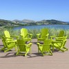WestinTrends Malibu  HDPE Outdoor Folding Poly Adirondack Chair (Set of 8) - 2 of 4