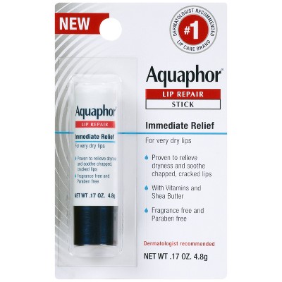 Aquaphor Lip Repair Stick for Dry Chapped Lips - 0.17oz