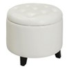 Designs4Comfort Round Storage Ottoman - Breighton Home - 4 of 4