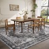 Washable Floral Medallion Soft Non Slip Carpet Indoor Retro Accent Large Floor Carpet Stain Resistant Non Shedding Rugs - 3 of 4