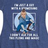 Girls' - Avatar: The Last Airbender - Boomerang Guy Fit & Flair Cap Sleeve Dress - 2 of 4