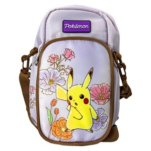 Pokémon Pikachu Floral Slim Crossbody Bag - 1 of 4