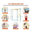 VEVOR Indoor Jungle Gym for Toddlers, 7-in-1 Climbing Playset with Carbon Steel Swedish Ladder, Wall Ladder, Pull-Up Bar, and Rope Ladder - 3 of 4