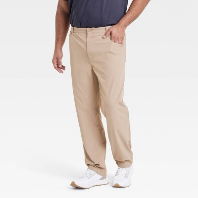 Men's Big Relaxed Fit 5-Pocket Pants - All In Motion™ Tan 32x34