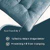 KWPZQEB Foldable Chenille Lounge Floor Pillow Cushion, Folding Cushion with Travel Wrap, Tufted Seat for Meditation, Yoga, Reading (74''x27") - 4 of 4