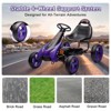 UNISOAR Kids Pedal Go Kart,4 Wheels Racer Toy Car with Adjustable Seat,Pedal Powered Ride On Car(Purple) - 2 of 4