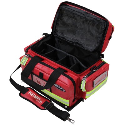 Kemp Premium Professional Trauma Bag for Emergency Medical Services (EMS), Fluid-Resistant Tarpaulin Construction