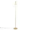 Icicle 65" Modern Swivel Floor Lamp in Gold Metal by LumiSource - 4 of 4