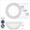 OXO Non-Skid Mixing Bowls, Set of 3 White Stainless Steel - Macy's