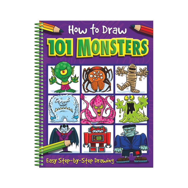 How to Draw 101 Monsters - by  Imagine That & Barry Green (Spiral Bound), 1 of 2