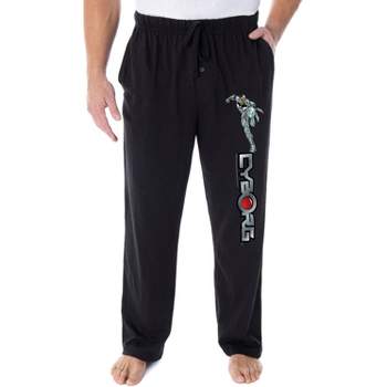 Garfield Pajama Pants Men's Adult Cartoon Cat Grid Sleep Lounge Pants (xl)  Black : Target