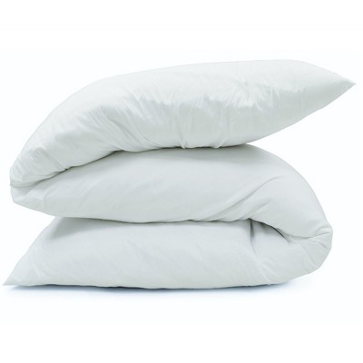 Hypoallergenic White Microfiber Extra Long Body Pillow with Zippered Cover