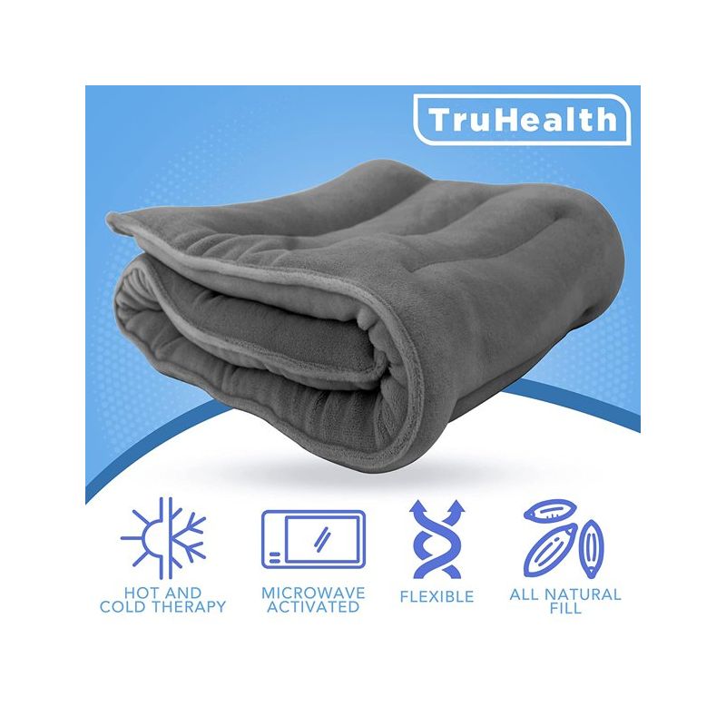 TruHealth Weighted Neck Heating Pad and Cold Therapy for Injuries with Flaxseed Fill, 3 of 6